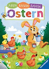 Kartonierter Einband Malen, Rätseln, Basteln Ostern von Angelika Penner