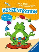 Kartonierter Einband Mein Block zum Schulanfang: Konzentration von Kirstin Jebautzke
