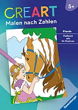 Kartonierter Einband Malen nach Zahlen Pferde von 