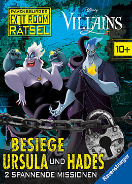 Fester Einband Ravensburger Exit Room Rätsel: Disney Villains - Besiege Ursula und Hades: 2 spannende Missionen von Anne Scheller