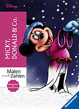 Kartonierter Einband Malen nach Zahlen Disney: Micky, Donald & Co. von 