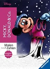 Kartonierter Einband Malen nach Zahlen Disney: Micky, Donald & Co. von