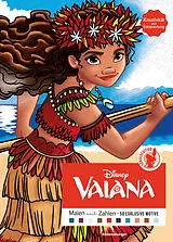 Kartonierter Einband Disney Malen nach Zahlen - Vaiana von 