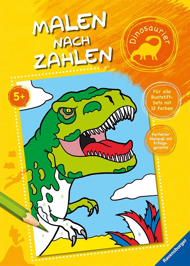 Malen nach Zahlen: Dinosaurier - Stefan Richter - Buch kaufen | Ex Libris