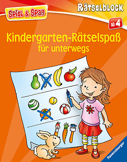 Couverture cartonnée Kindergarten-Rätselspaß für unterwegs de Stefan Lohr