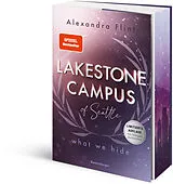 Kartonierter Einband Lakestone Campus of Seattle what we hide von Alexandra Flint