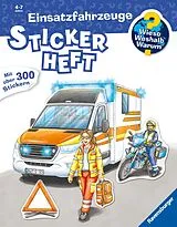 Kartonierter Einband Wieso? Weshalb? Warum? Stickerheft - Einsatzfahrzeuge von