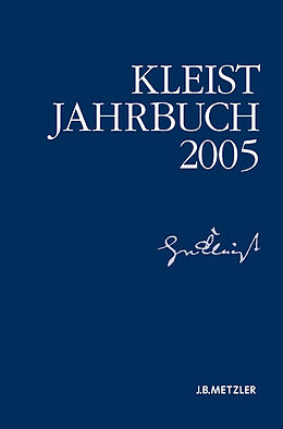 E-Book (pdf) Kleist-Jahrbuch 2005 von Kenneth A. Loparo, Kenneth A. Loparo