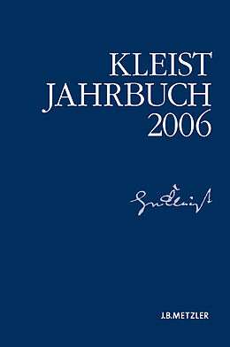 E-Book (pdf) Kleist-Jahrbuch 2006 von Kenneth A. Loparo, Kenneth A. Loparo