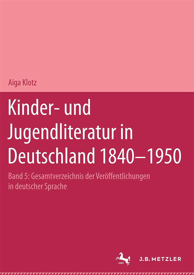 Kinder- und Jugendliteratur in Deutschland 18401950