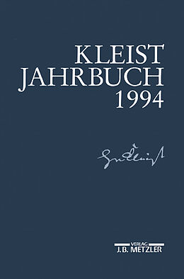 Kartonierter Einband Kleist-Jahrbuch 1994 von 