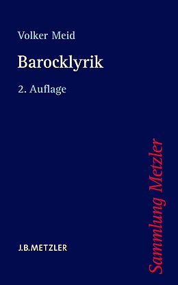 E-Book (pdf) Barocklyrik von Volker Meid