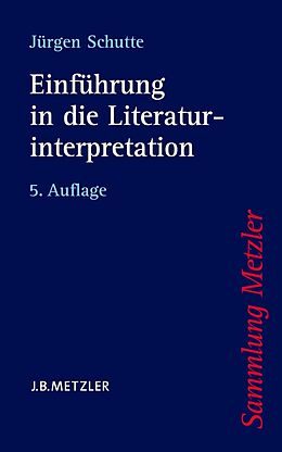 E-Book (pdf) Einführung in die Literaturinterpretation von Jürgen Schutte