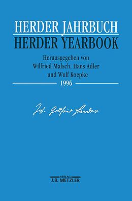 Kartonierter Einband Herder-Jahrbuch / Herder Yearbook 1996 von 