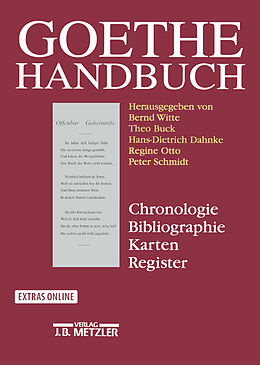 Fester Einband Goethe-Handbuch von Dieter Fuchs, Vera Viehöver