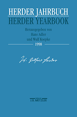Kartonierter Einband Herder Jahrbuch / Herder Yearbook 1998 von 
