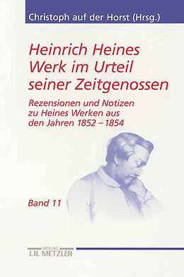 Kartonierter Einband Heinrich Heines Werk im Urteil seiner Zeitgenossen von Sikander Singh