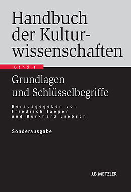 Kartonierter Einband Handbuch der Kulturwissenschaften von 