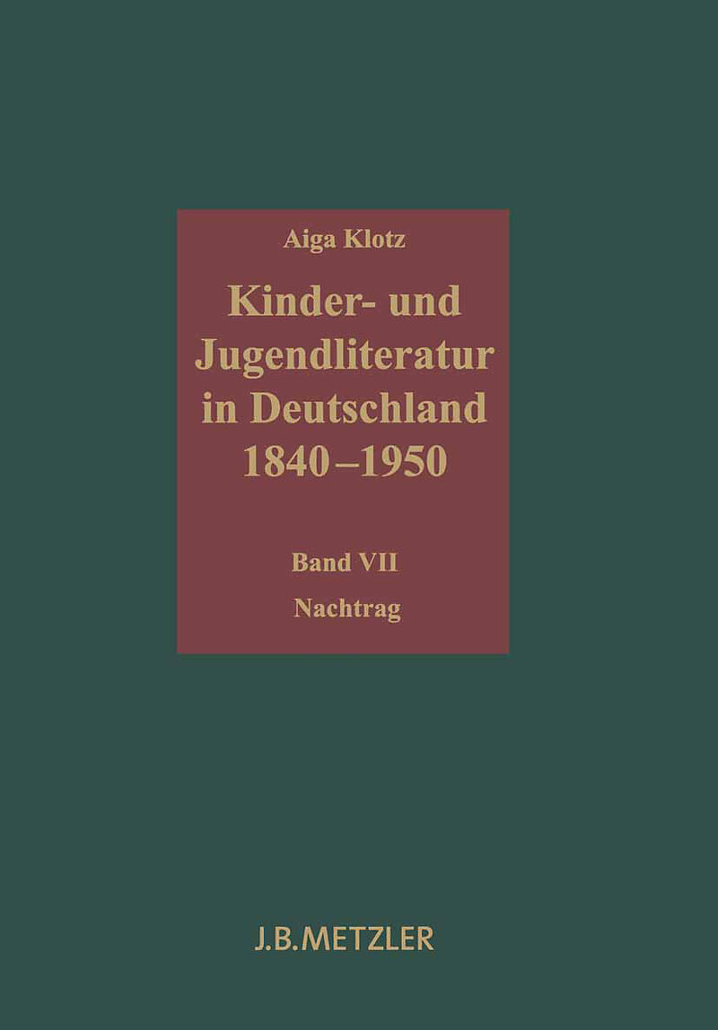 Kinder- und Jugendliteratur in Deutschland 18401950