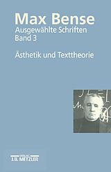 E-Book (pdf) Max Bense: Ästhetik und Texttheorie von 