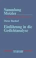 E-Book (pdf) Einführung in die Gedichtanalyse von Dieter Burdorf