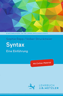 Kartonierter Einband Syntax von Sophie Repp, Volker Struckmeier