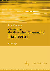 E-Book (pdf) Grundriss der deutschen Grammatik von Peter Eisenberg