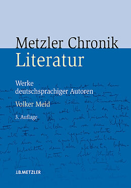 E-Book (pdf) Metzler Literatur Chronik von Volker Meid