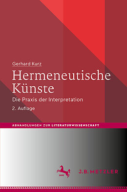 Kartonierter Einband Hermeneutische Künste von Gerhard Kurz