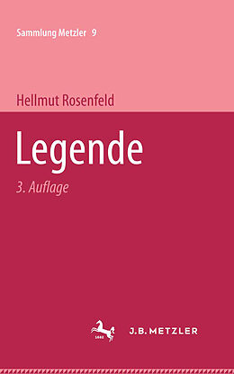 Kartonierter Einband Legende von Hellmut Rosenfeld