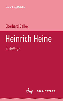 Kartonierter Einband Heinrich Heine von Eberhard Galley