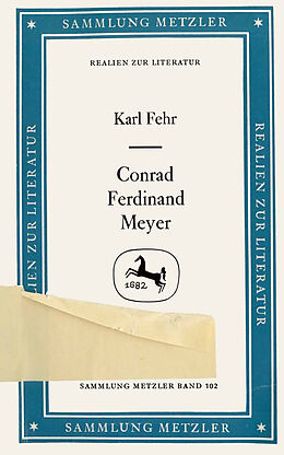 Kartonierter Einband Conrad Ferdinand Meyer von Karl Fehr