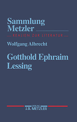 Kartonierter Einband Gotthold Ephraim Lessing von Wolfgang Albrecht