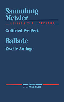 Kartonierter Einband Ballade von Gottfried Weißert