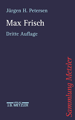 Kartonierter Einband Max Frisch von Jürgen H. Petersen