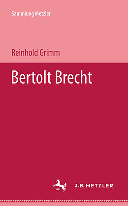 Kartonierter Einband Bertolt Brecht von Reinhold Grimm