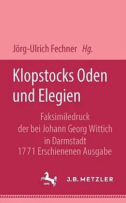 E-Book (pdf) Klopstocks Oden und Elegien von Jörg-Ulrich Fechner