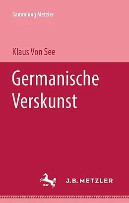 E-Book (pdf) Germanische Verskunst von Klaus Von See