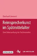 E-Book (pdf) Reimsprecherkunst im Spätmittelalter von Eberhard Lämmert