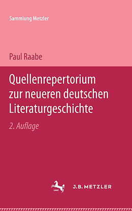 E-Book (pdf) Quellenrepertorium zur neueren deutschen Literaturgeschichte von Paul Raabe