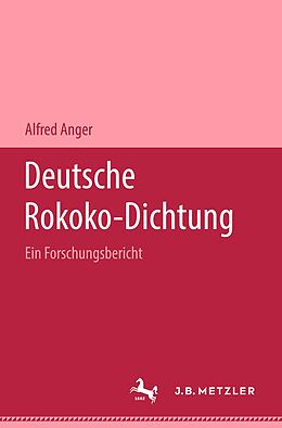 E-Book (pdf) Deutsche Rokoko-Dichtung von Alfred Anger