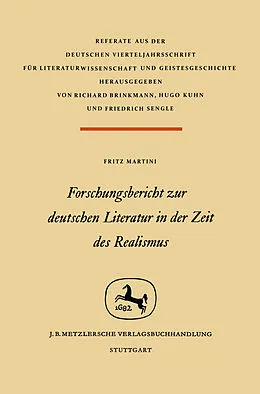 E-Book (pdf) Forschungsbericht zur deutschen Literatur in nder Zeit des Realismus von Fritz Martini