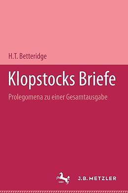 E-Book (pdf) Klopstocks Briefe von H.T. Betteridge