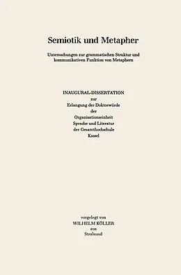E-Book (pdf) Semiotik und Metapher von Wilhelm Köller