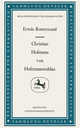 E-Book (pdf) Christian Hofmann von Hofmannswaldau von Erwin Rotermund
