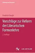 E-Book (pdf) Vorschläge zur Reform der Literarischen Formenlehre von Friedrich Sengle