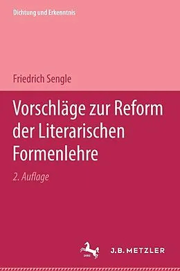 E-Book (pdf) Vorschläge zur Reform der Literarischen Formenlehre von Friedrich Sengle
