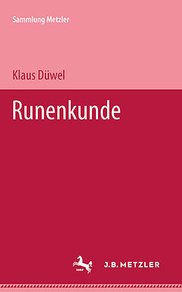 Kartonierter Einband Runenkunde von Klaus Düwel