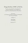 E-Book (pdf) Flugschriften 1848 in Berlin von Sigrid Weigel
