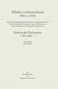E-Book (pdf) Schiller in Deutschland 19331945 von Dr. phil.
